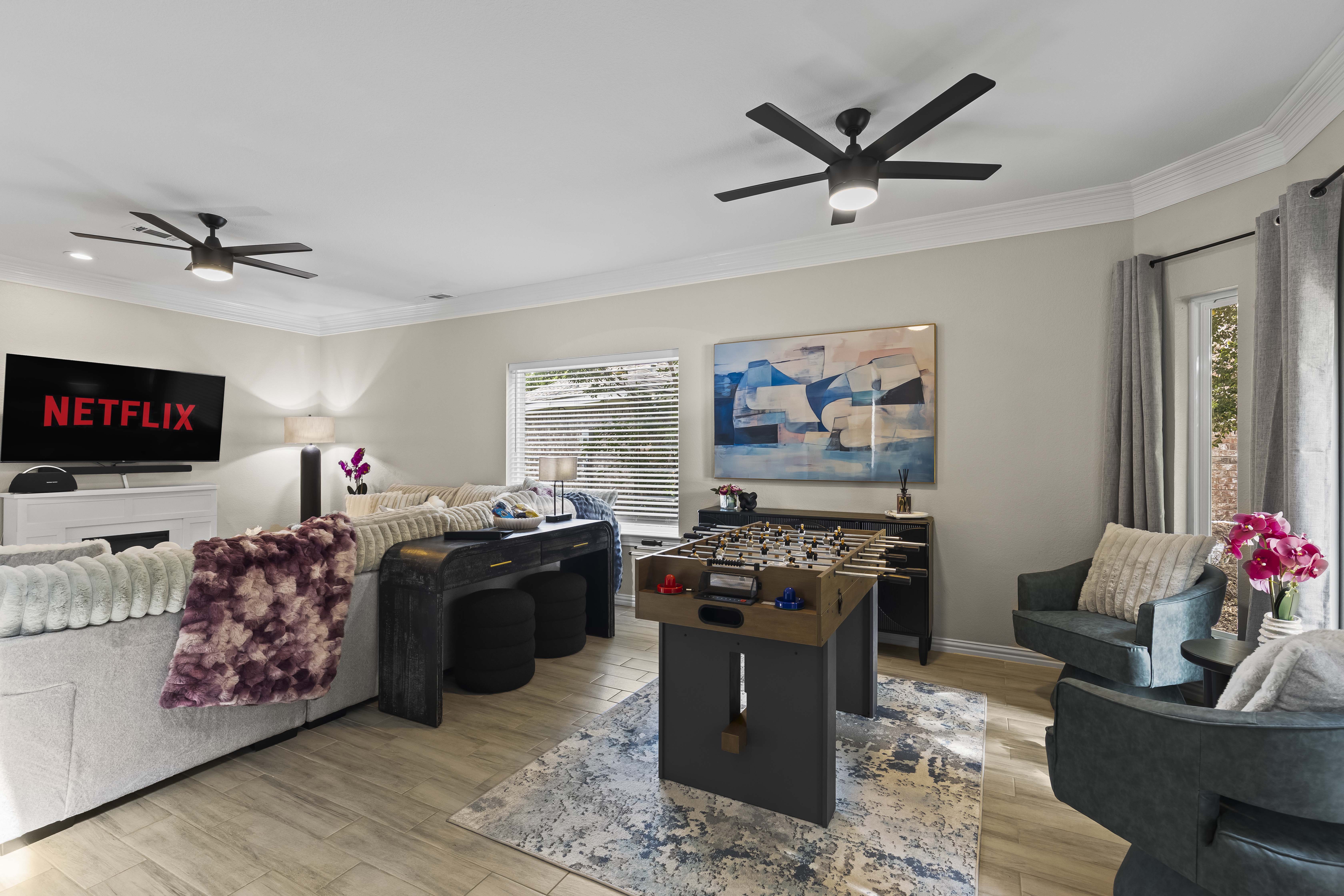 Open living spaces
