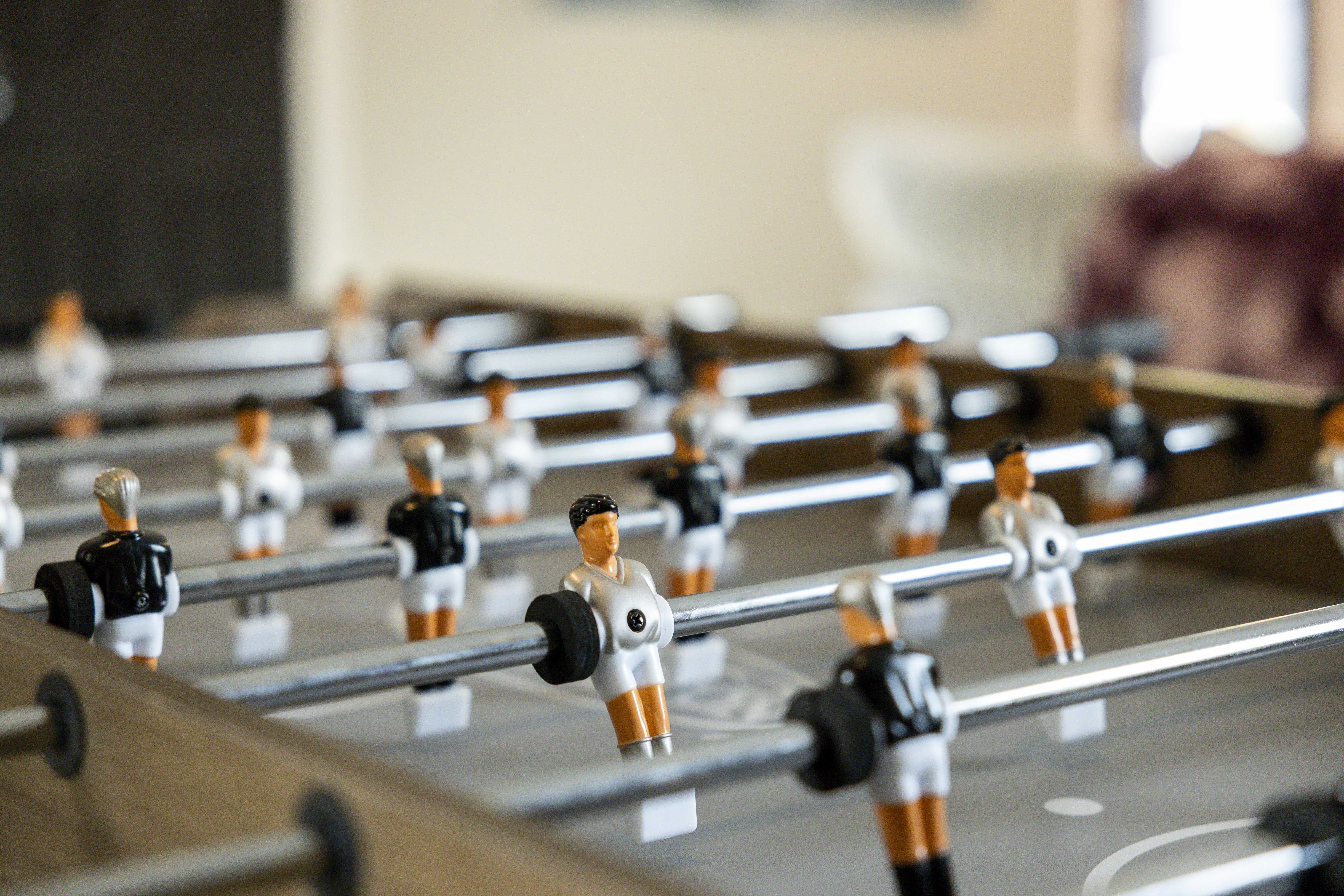 3-in-1 Foosball, Air Hockey, and Ping Pong Table